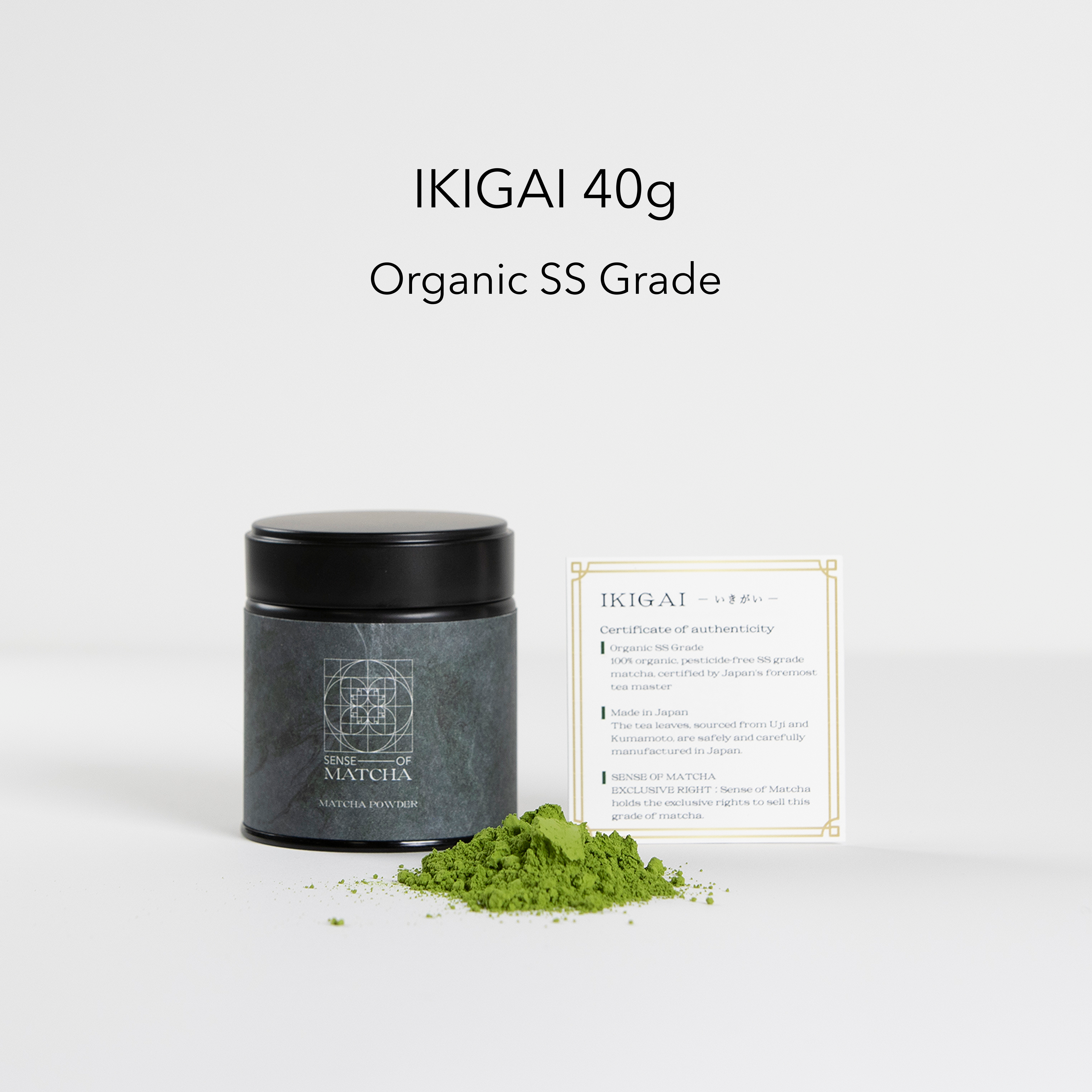 IKIGAI Organic Matcha 40g -SS Grade-