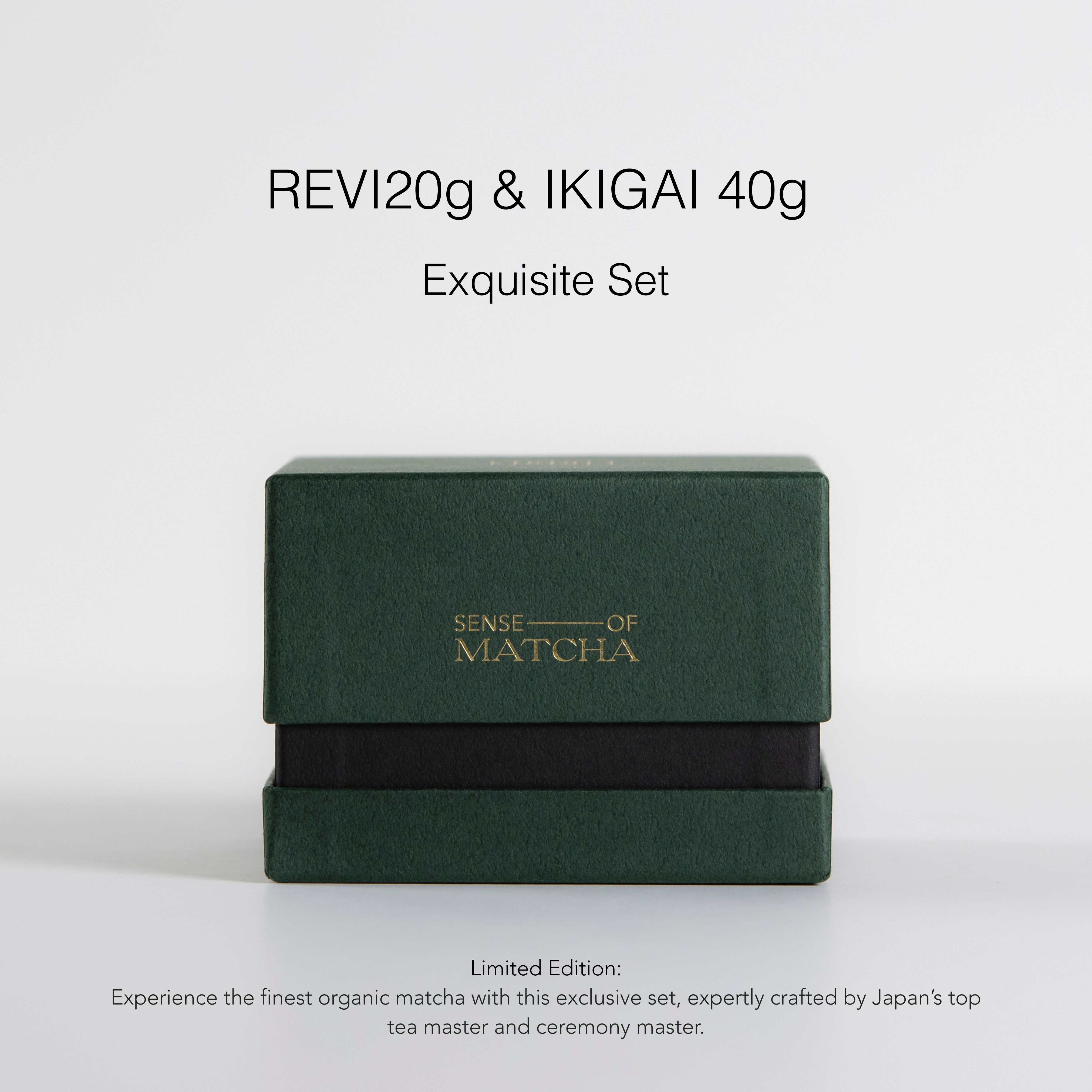 The Exquisite Matcha Set – Limited Edition | REVI 20g & IKIGAI 40g